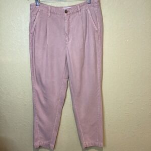 Anthropologie Scout‎ Pleated Pants Women's SIze 30, Pink,  Ankle Length